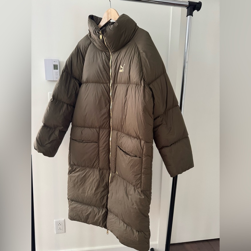 Puma Metallic Green Coat